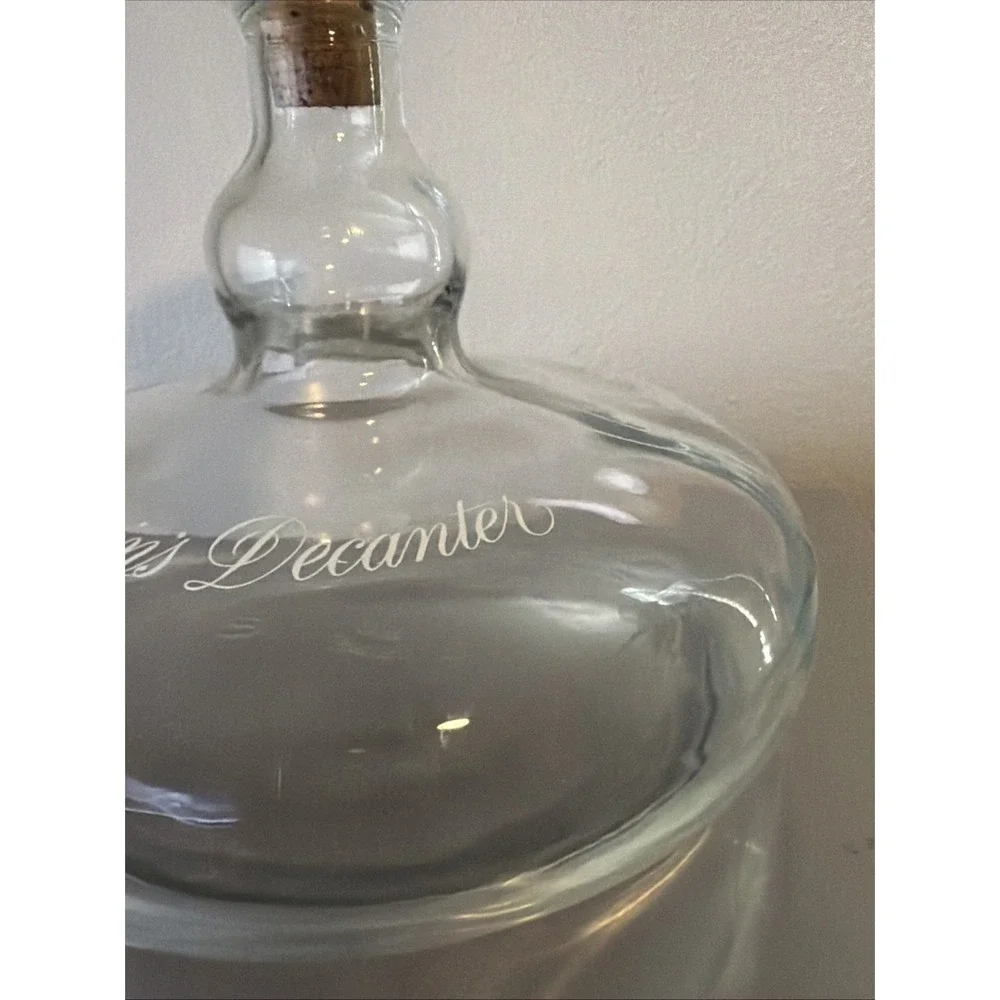 Vintage Captain's Rum Glass Decanter 7.5